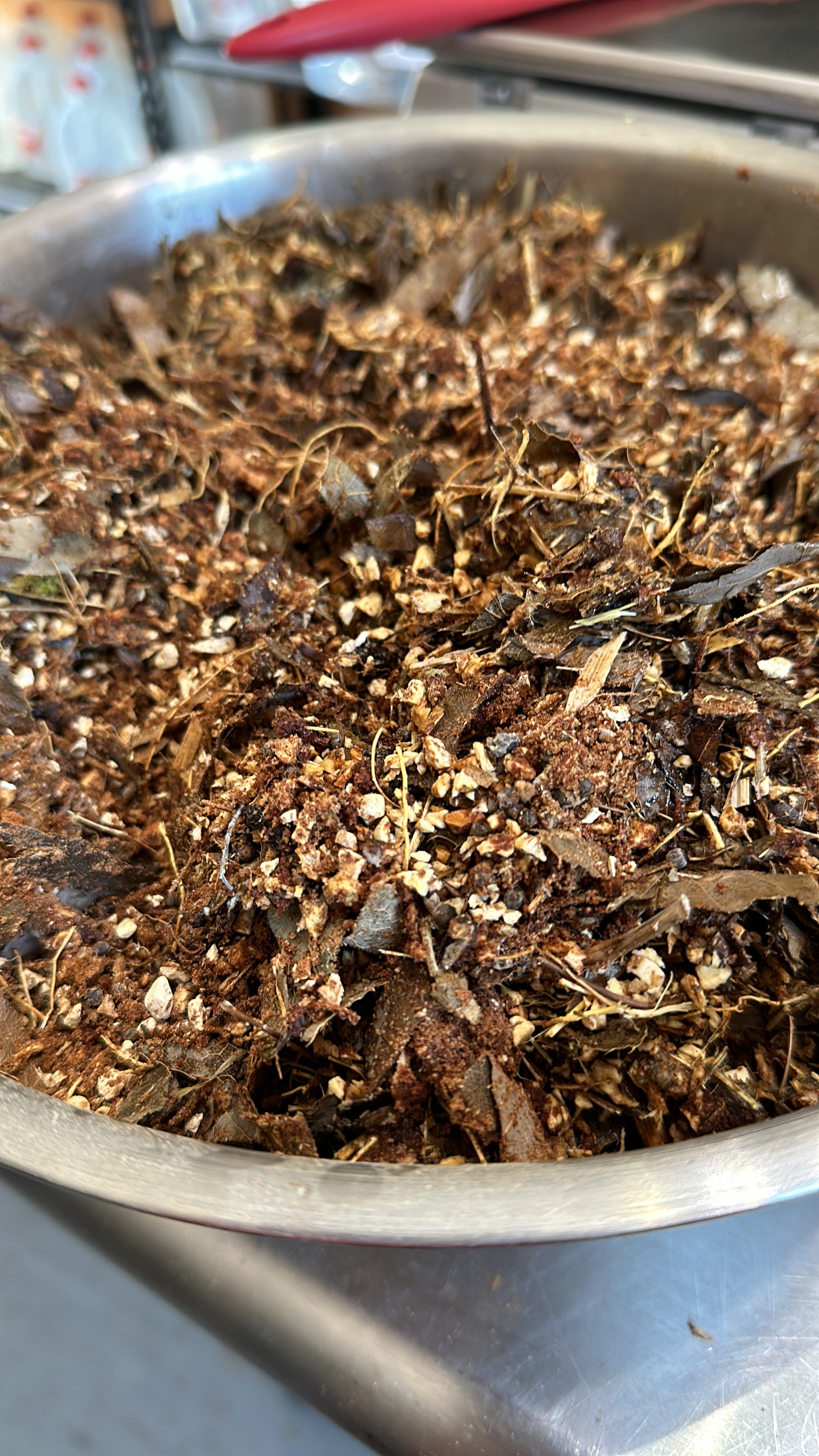 Manufacturing of Wild Yam Cream in a large pot - Naturally Linda