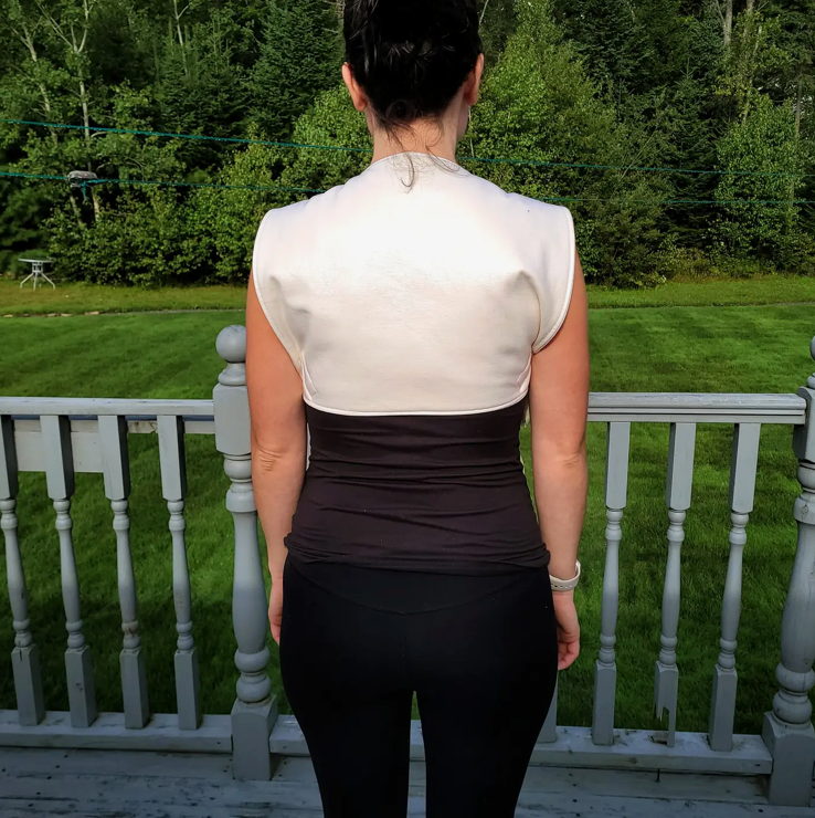 Organic Castor Oil Pack for Upper Back and Shoulders