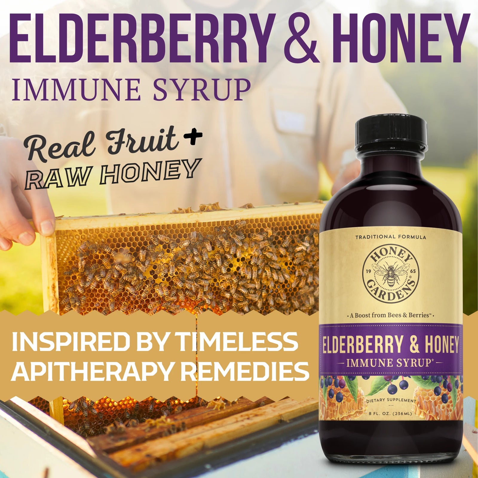 Elderberry & Honey Immune Syrup