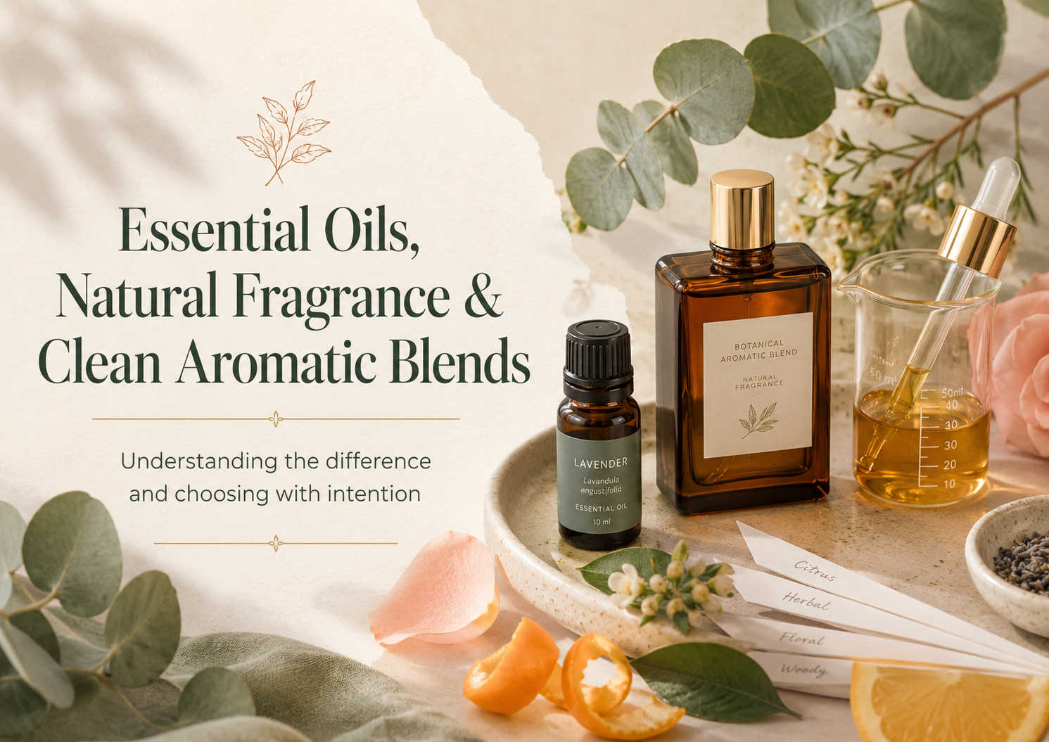 Essential Oils, Natural Fragrance and Clean Aromatic Blends: What’s the Difference?
