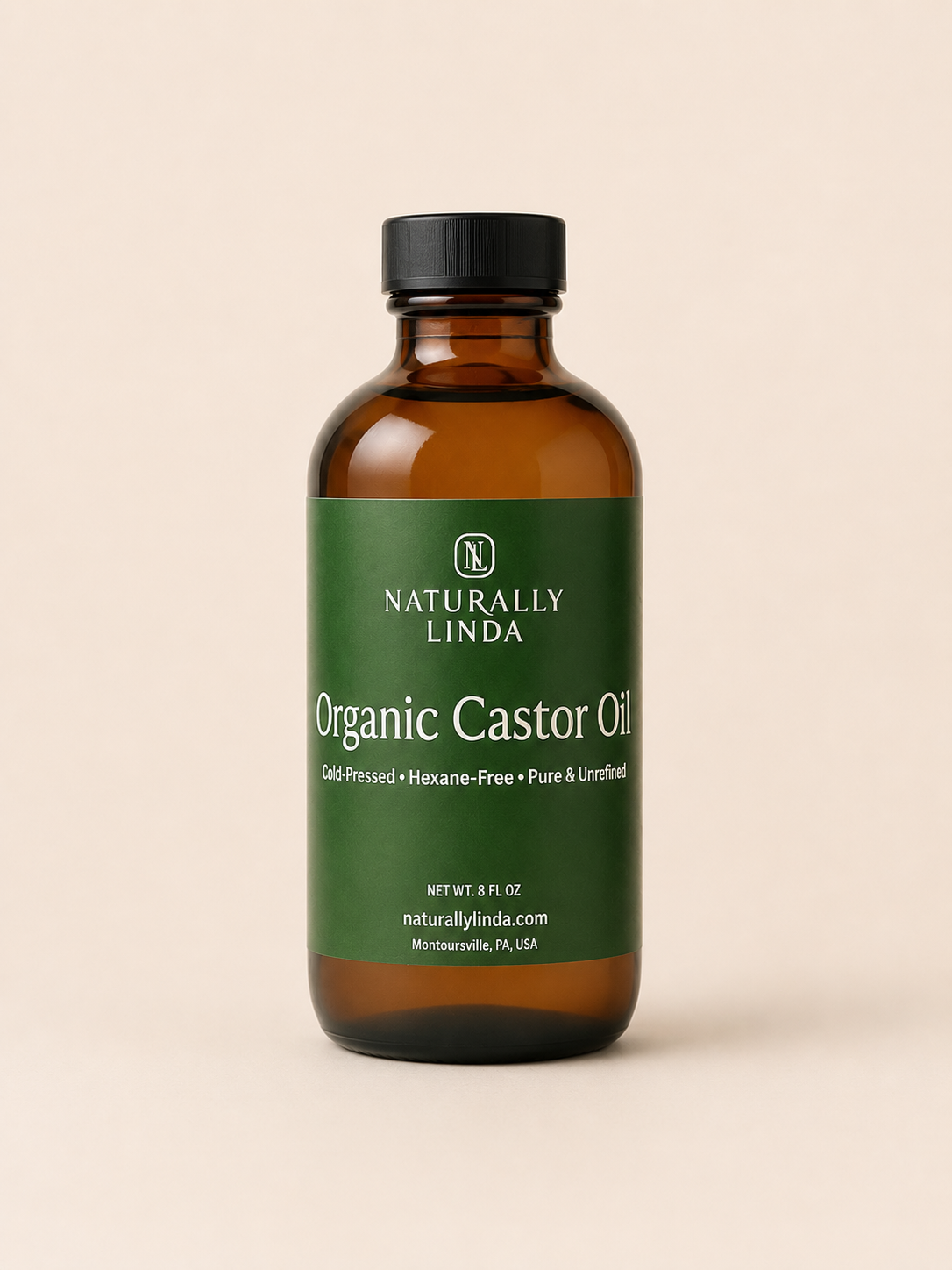 Organic Castor Oil 8 oz