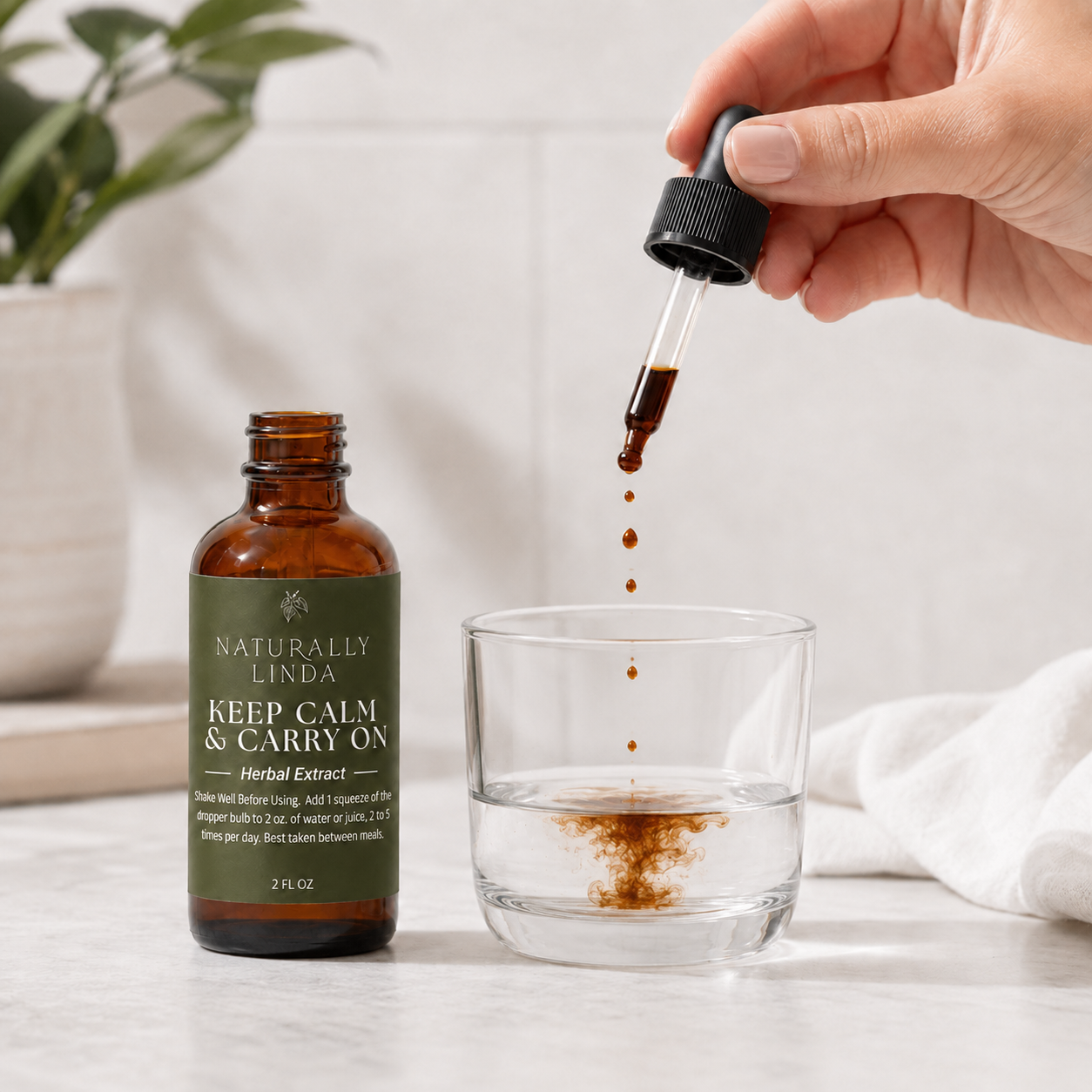 Keep Calm & Carry On Herbal Extract