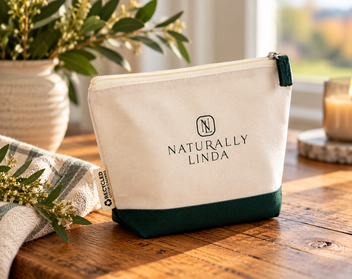 Naturally Linda Signature Canvas Pouch