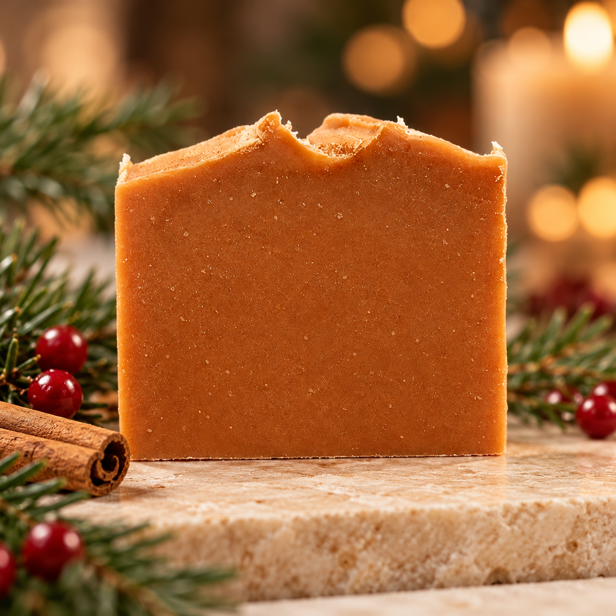 Gingerbread Holiday Artisan Soap Bar