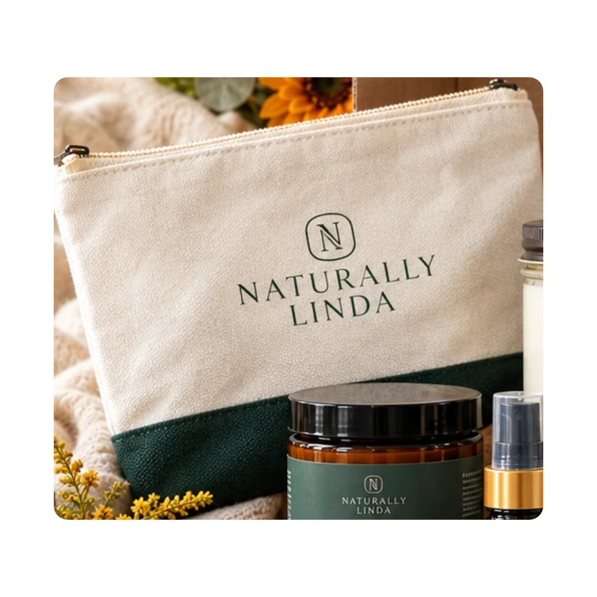 Naturally Linda Keepsake Zipper Pouch